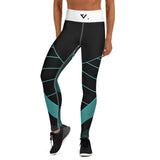 'VictoryLeggings' Geo Blue - Victory Collection