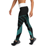 'VictoryLeggings' Geo Blue - Victory Collection