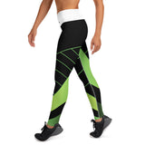 'VictoryLeggings' Geo Green - Victory Collection