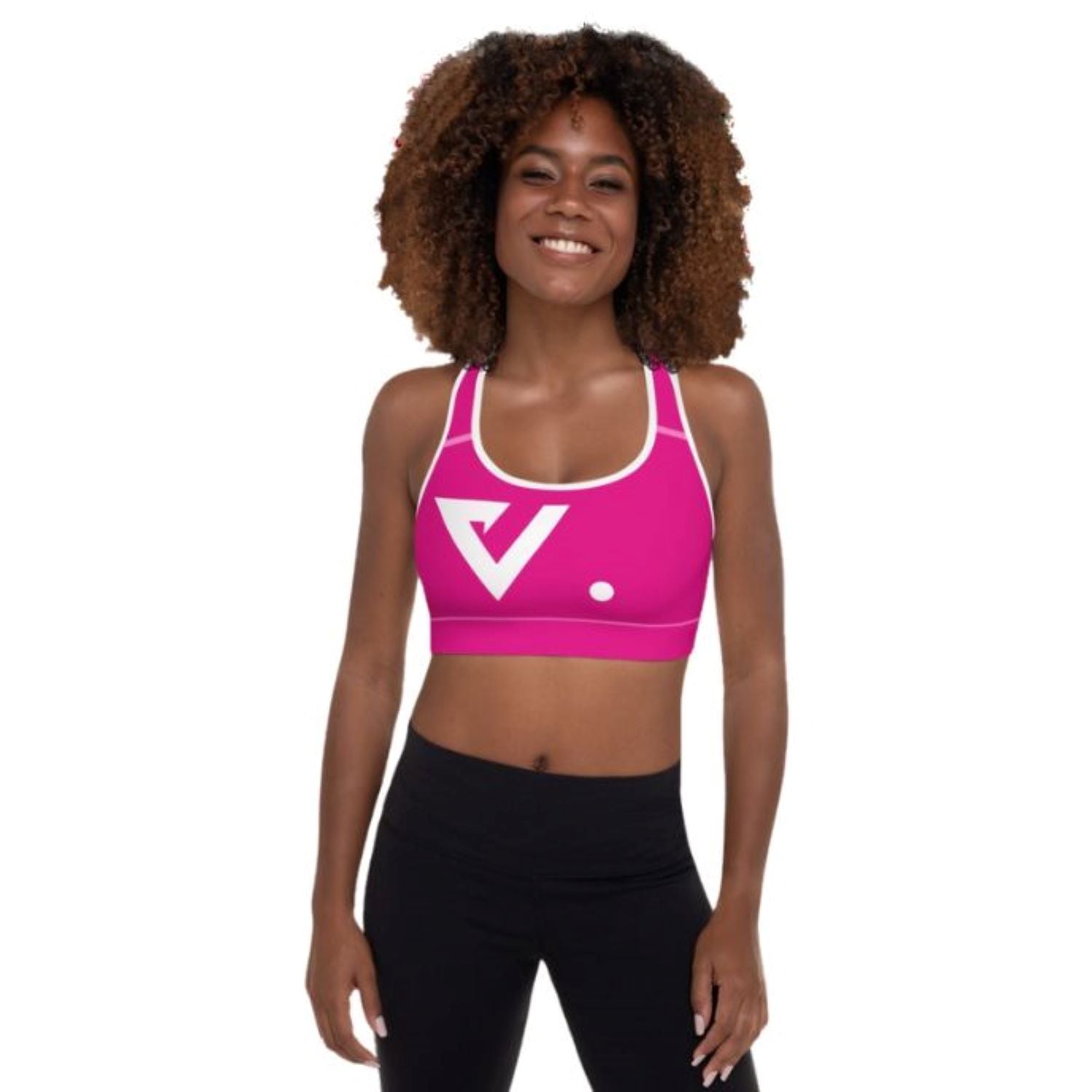 'VictoryPaddedSportsBra' Berry - Victory Collection